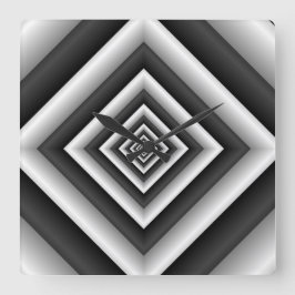 共分散6 スクエア壁時計