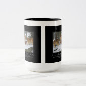 共同のDemotivationalのマグ ツートーンマグカップ (中央)