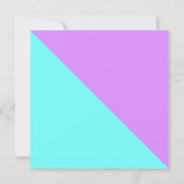 共同ツイン宇宙誕生日パーティーボーイガール サンキューカード (裏面)