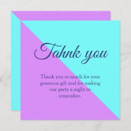 共同ツイン宇宙誕生日パーティーボーイガール サンキューカード