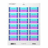 共同ツイン宇宙誕生日パーティーボーイガール ラベル (フルシート)