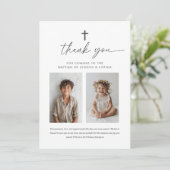共同バプテスマ2写真ウェルカムサイン サンキューカード (スタンド正面)