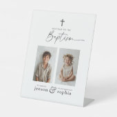 共同バプテスマ2写真歓迎 台座サイン (正面)