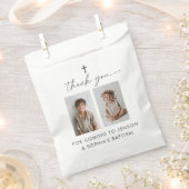 共同バプテスマ2写真 フェイバーバッグ (クリップ留めされた状態)