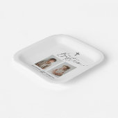 共同バプテスマ2写真 ペーパープレート (傾斜あり)