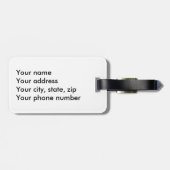 共同パイロットと飛行機 ラゲッジタグ (裏面横)