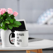 共同パイロットもパイロットであおもしろいる航空引用文 マグカップ