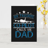 共同パイロットパパ カード (黄色い花)