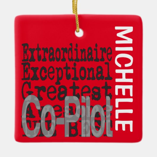 共同パイロット外カスタム極オーナメント セラミックオーナメント (正面)