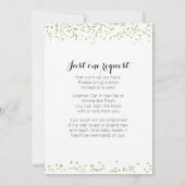 共同フレンズ組み合わせベビーシャワー招待状 招待状 (裏面)