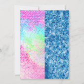 共同プールパーティーのご招待 招待状 (裏面)