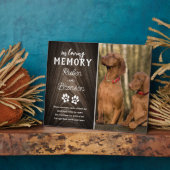 共同ペットメモリアル2枚の写真 フォトプラーク (側面)