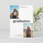 共同モダン卒業パ祝ティー 招待状 (スタンド正面)