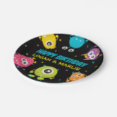 共同モンスターバースデーパーティー ペーパープレート (アングル)