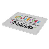 共同ワーカーの引用文 – 私たち共同ワーカーの友人 カッティングボード (角)