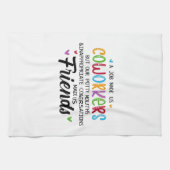 共同ワーカーの引用文 – 私たち共同ワーカーの友人 キッチンタオル (横)