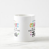 共同ワーカーの引用文 – 私たち共同ワーカーの友人 コーヒーマグカップ (中央)