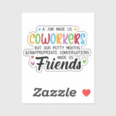 共同ワーカーの引用文 – 私たち共同ワーカーの友人 シール (シート)