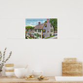 共同住宅の外面図 ポスター (キッチン)