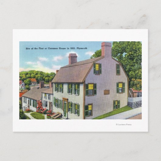 共同住宅の外面図 ポストカード (正面)