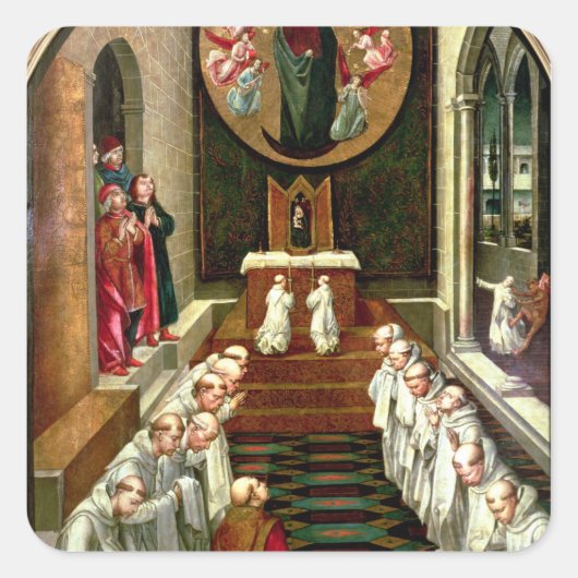 共同体へのヴァージンの出現 スクエアシール (正面)