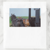 共同作業 長方形シール (バッグ)