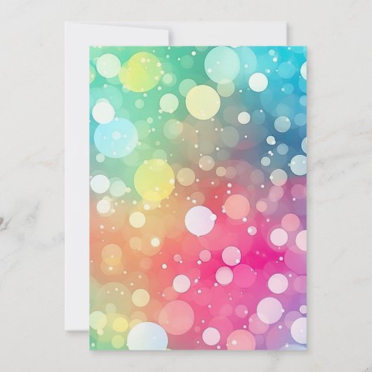 共同兄弟姉妹の組み合わせ誕生日パーティガールボーイ 招待状 (裏面)