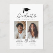 共同卒業パーティー2写真のお知らせ ポストカード (正面)