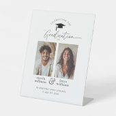 共同卒業パーティー2写真へようこそ 台座サイン (正面)