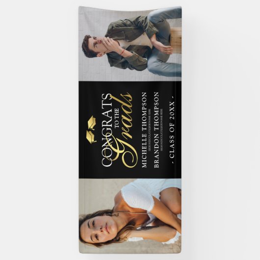 共同卒業パーティー2写真 横断幕 (縦)