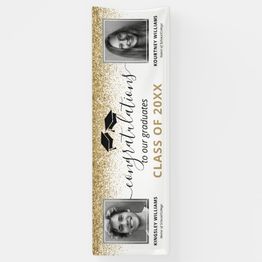 共同卒業写真 横断幕 (縦)