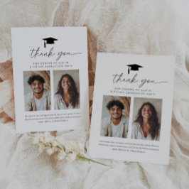 共同卒業2写真サンキューカード サンキューカード