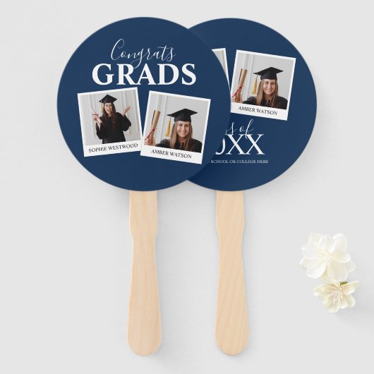 共同卒業 |写真2 ハンドファン (正面&裏面)