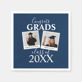 共同卒業 | 2フォトナプキンス スタンダードカクテルナプキン