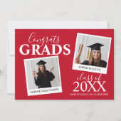 共同卒業 | 2フォト招待状 招待状 (正面)