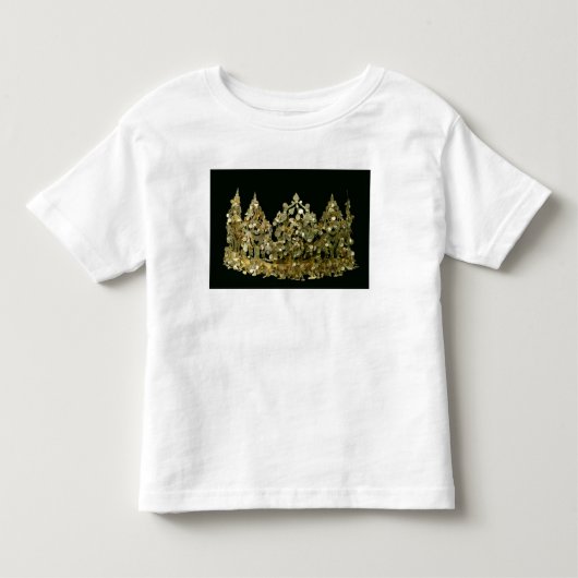 共同墓地の掘削からの王冠 トドラーTシャツ (正面)