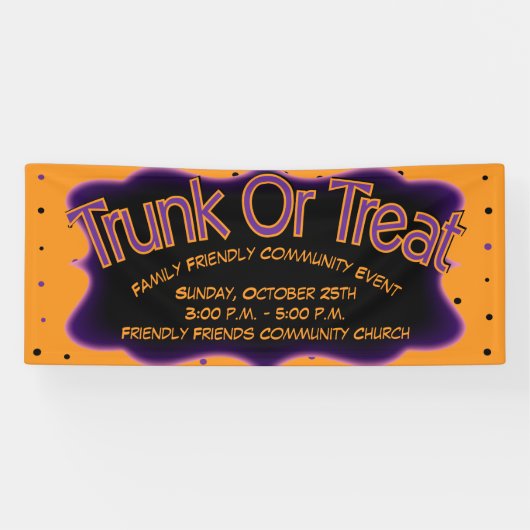 共同教会のトランクまたはモダン治療 横断幕 (横)