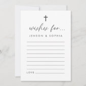 共同洗礼の願いカード 招待状 (正面)