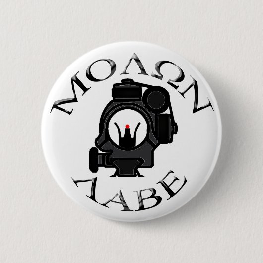 共同証人の視力かmolonのlabe 缶バッジ (正面)
