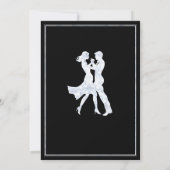 共同誕生日パーティーアダルトダイヤモンドダンスカップル 招待状 (裏面)