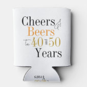 共同誕生日パーティー応援とビールミニマル 缶クーラー (裏面)