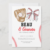 共同誕生日パーティー招待男児 招待状 (正面)