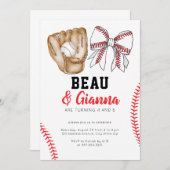 共同誕生日パーティー招待男児 招待状 (正面/裏面)