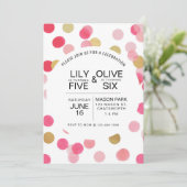 共同誕生日、紙吹雪誕生誕生日、  招待状 (スタンド正面)