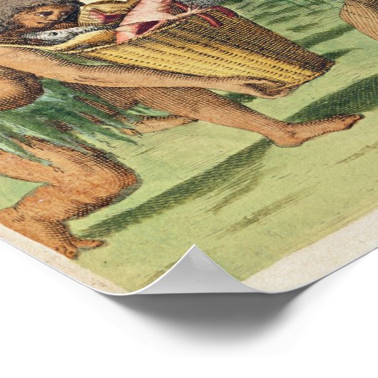 共同貯蔵庫への食料品回収 ポスター (角)