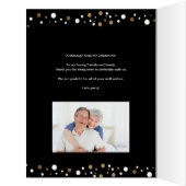 共同90th誕生日パーティブラック金ゴールドプログラム (内側(左))