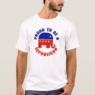 共和党があること誇りを持った Tシャツ