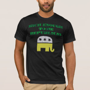 共和党がある十分の金持ち Tシャツ