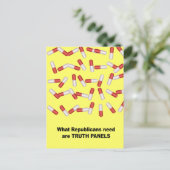 共和党が必要としているのは真実のパネルだ ポストカード (スタンド正面)