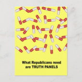 共和党が必要としているのは真実のパネルだ ポストカード (正面)